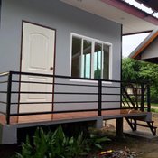 แบบบ้านชั้นเดียว 1 ห้องนอน 1 ห้องนั่งเล่น งบ 180,000 บาท