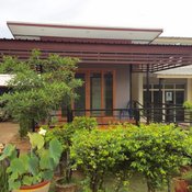 แบบบ้านชั้นเดียว 1 ห้องนอน 1 ห้องนั่งเล่น งบ 180,000 บาท