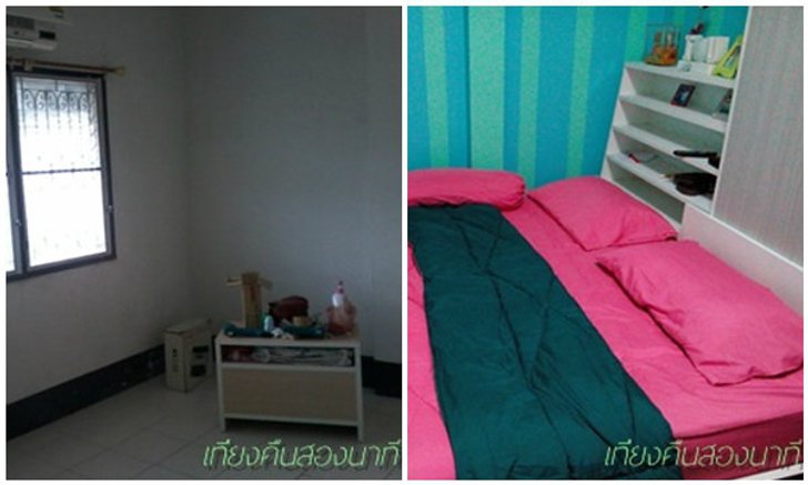 เปลี่ยนห้องนอนเก่าให้น่านอน แบบลงมือทำเองทุกขั้นตอน