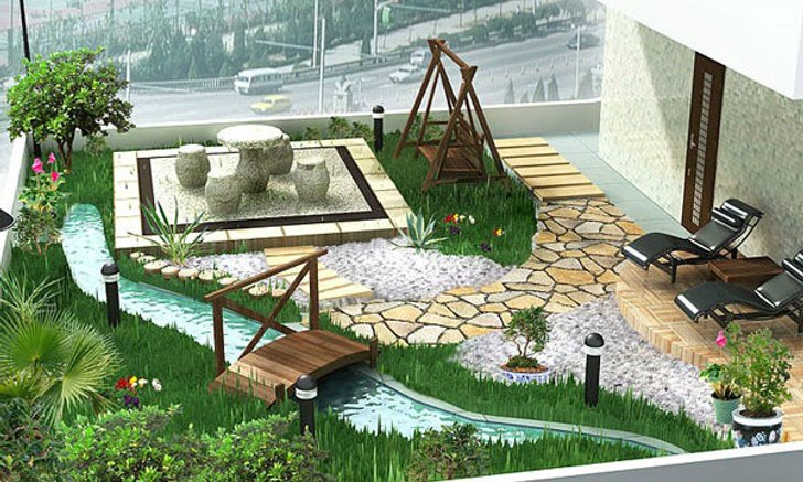 แบบสวน การจัดสวน เพื่อสร้างวิวทิวทัศน์สวยงามให้กับบ้านกว่า 40 แบบ