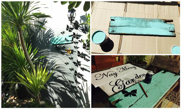 DIY ของแต่งสวนราคาประหยัด