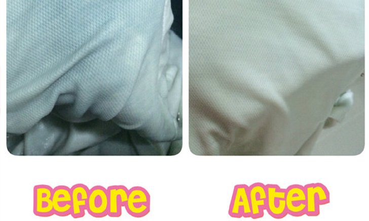 เย้!! แก้ปัญหาเสื้อขาวโดนผ้าสีตกใส่ กลับมาขาวปิ๊งมาก