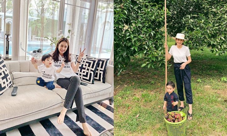 “บ้านเนย โชติกา” 2 หลัง 2 สไตล์ ทั้งบ้านบรรยากาศสวน และหรูหรา อลังการ
