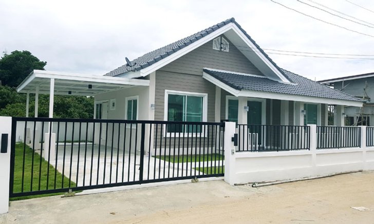 แบบบ้านชั้นเดียวสไตล์อังกฤษ 2 ห้องนอน 2 ห้องน้ำ บรรยากาศอบอุ่นเรียบง่าย กลิ่นอายชนบท