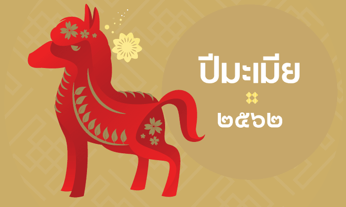 ดูดวงจีน 12 นักษัตร ปี 2562 (ปีมะเมีย)