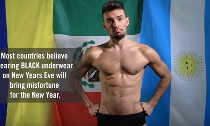 เฮงรับปี 2016 ด้วยสี Underwear ตามความเชื่อในแต่ละประเทศ