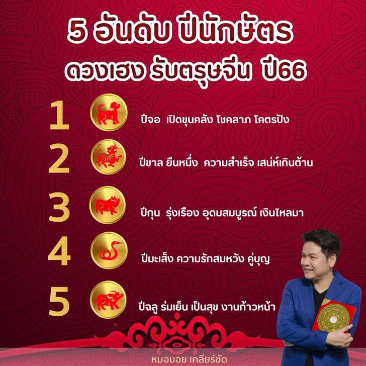 5 ปีนักษัตรดวงเฮง