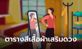 ตารางสีเสื้อมงคล ประจำวันเกิด เสริมดวงปี 2567