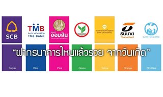 การเลือกธนาคารถูกโฉลกเสริมดวงให้เป็นเศรษฐี