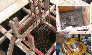 ความเชื่อโบราณเรื่องพิธียกเสาเอก