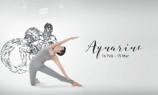 ท่าโยคะประจำราศีกุมภ์