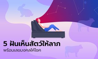 5 ฝันเห็นสัตว์ให้ลาภ พร้อมเลขมงคลให้โชค