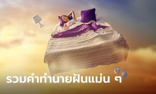 รวมคำทํานายฝันแม่นๆ ตรงมาก ตื่นมาต้องเช็กเลยก่อนลืม