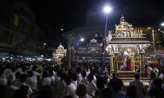 งานนวราตรี 2567 วัดแขก สีลม ขบวนแห่มีวันไหน เช็กกำหนดการงานประจำปีนี้