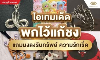 ไอเทมเด็ด พกไว้แก้ชง แถมมงลงรับทรัพย์ ความรักเริ่ด