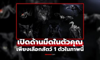 เปิดเผยด้านมืดที่ซ่อนอยู่ในตัวคุณ จากสัตว์ 7 ตัวนี้