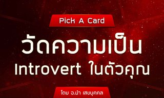 Pick A Card วัดความเป็น Introvert ในตัวคุณ โดย อ.นำ เสขบุคคล