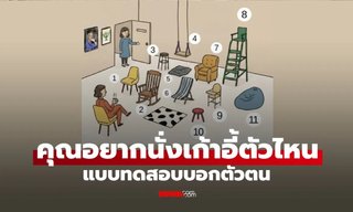 แบบทดสอบจิตวิทยา คุณอยาก "นั่งเก้าอี้" ตัวไหนในห้องนี้ บอกได้ว่าคุณเป็นคนแบบไหน