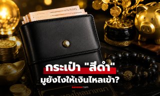 ความลับ "กระเป๋าสตางค์สีดำ" มูยังไงให้เงินเข้า? เผยจิตวิทยาที่ทำให้คนใช้สีนี้รวยที่สุด!