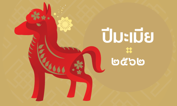 ดูดวงจีน 12 นักษัตร ปี 2562 (ปีมะเมีย)
