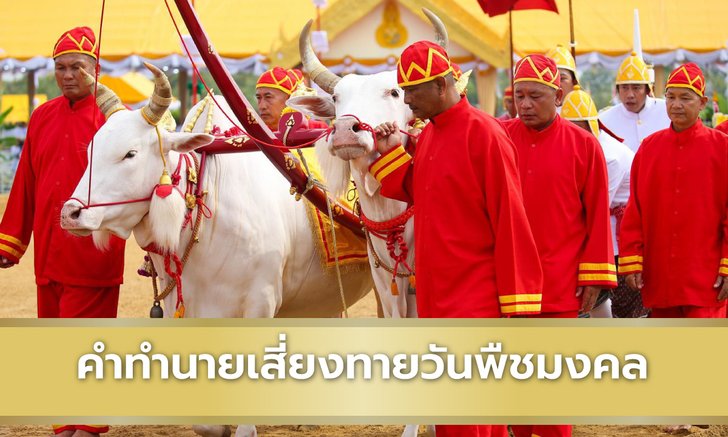 คำทำนายวันพืชมงคลแบบต่างๆ
