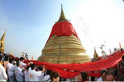 คำอธิฐานบูชาพระบรมสารีริกธาตุ งานภูเขาทอง