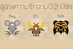 เกมทายใจดวงความรักตามปีนักษัตร