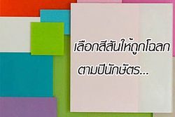 เลือกใช้สีให้ถูกโฉลกตามปีนักษัตร