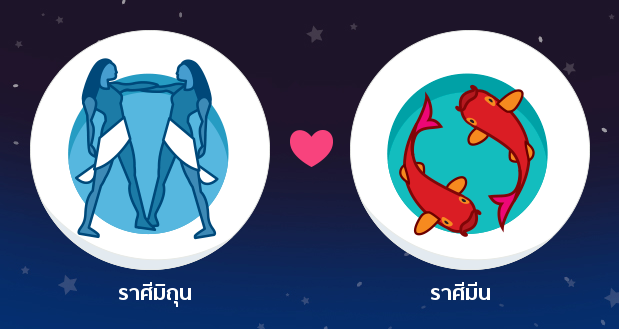 ผลการพยากรณ์ดวงสมพงศ์ของชาว ราศีมิถุน กับ ราศีมีน โดยอาจารย์ธนกร