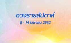 เช็กดวงรายสัปดาห์วันที่ 8 - 14 เมษายน 2562