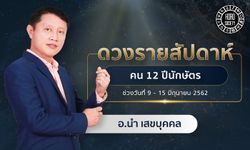 ดวงรายสัปดาห์ทั้ง 12 ปีนักษัตร โดย อ.นำ เสขบุคคล