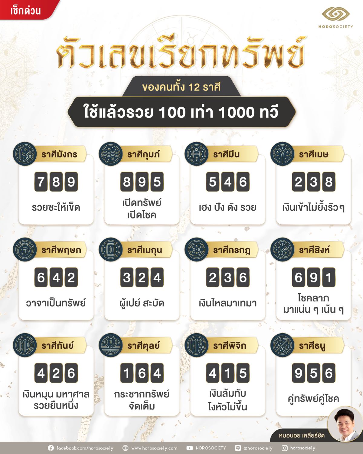 ตัวเลขเรียกทรัพย์