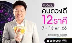 จัดอันดับคนดวงดี 12 ราศี ช่วง 7 - 13 ส.ค. 66 โดย หมอบอย เคลียร์ชัด