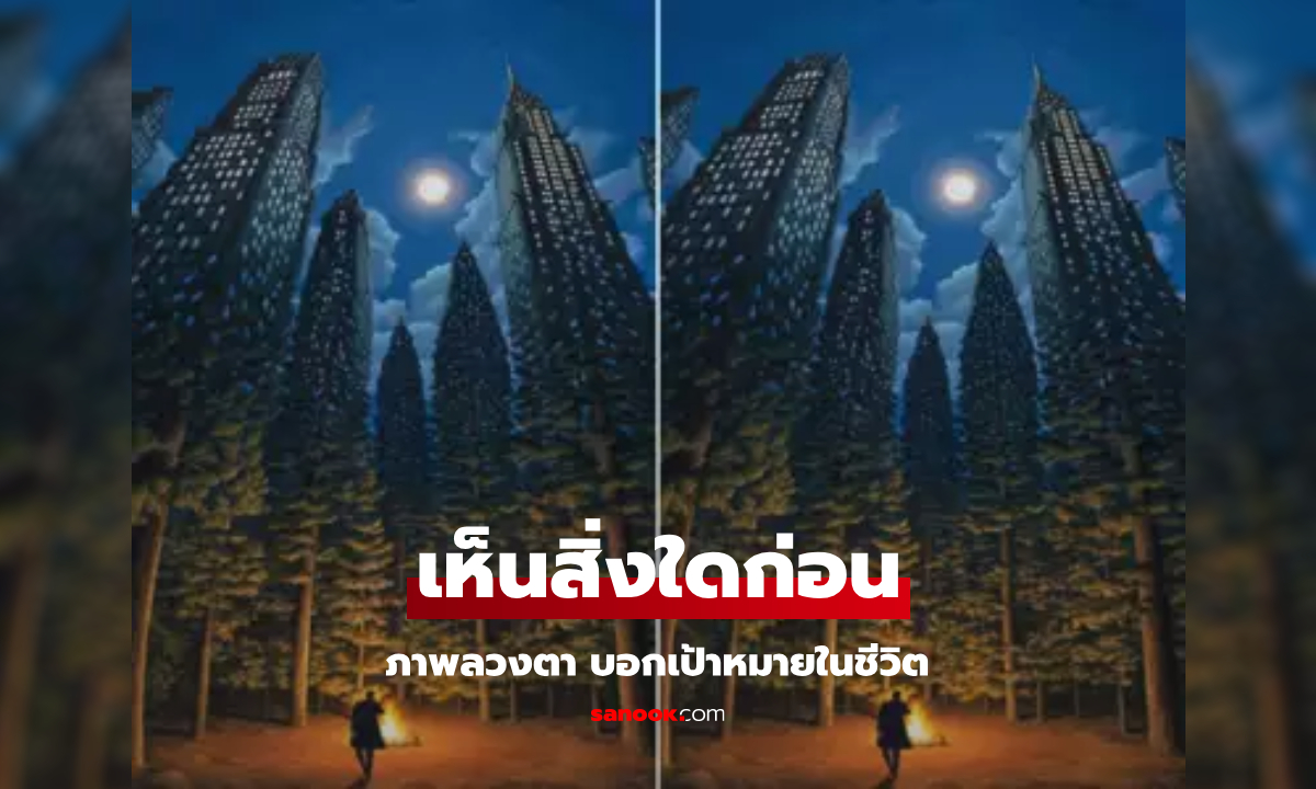 ภาพลวงตา สิ่งแรกที่เห็น เผยถึงเป้าหมายในชีวิตของคุณ