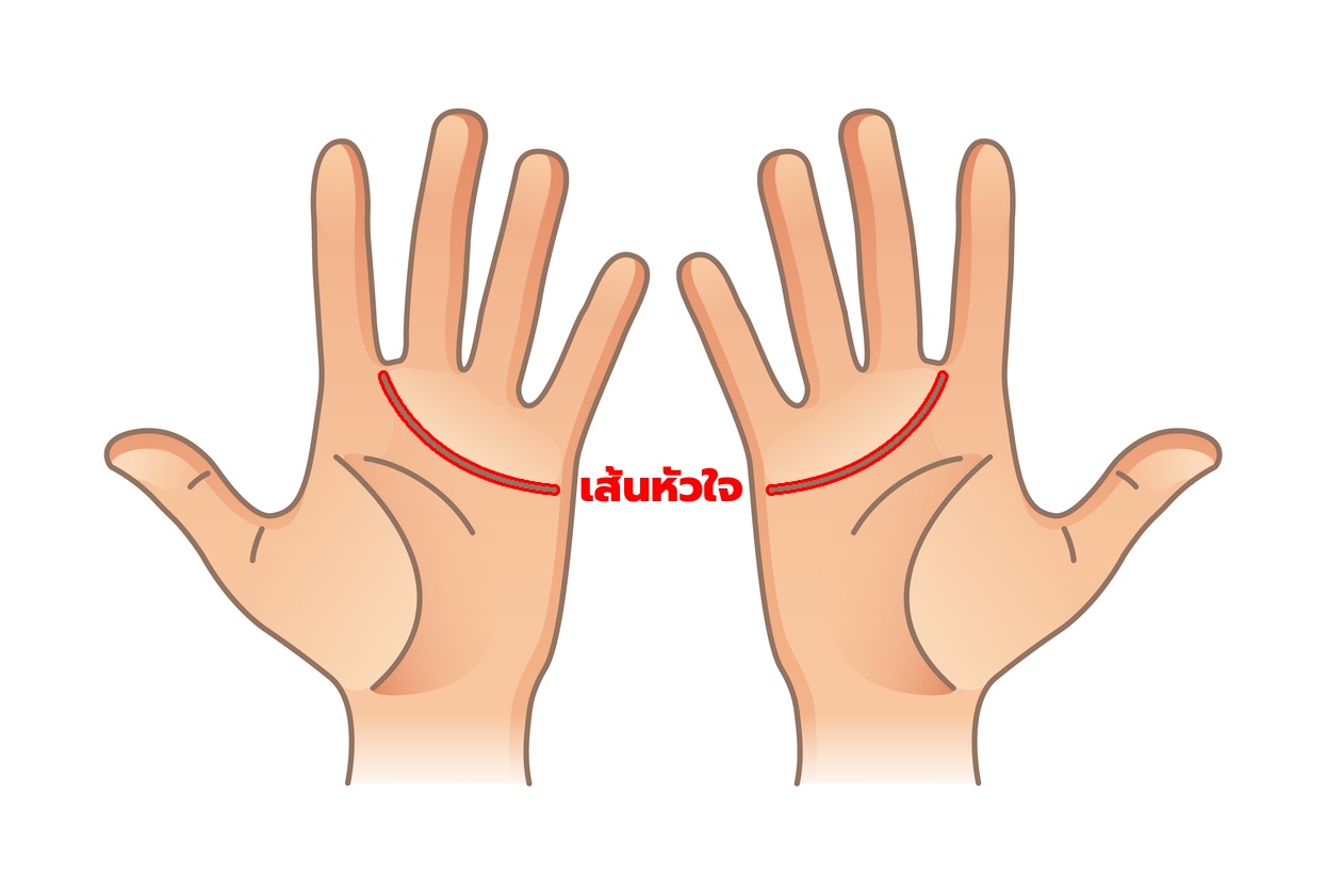 เส้นลายมือ ความรัก