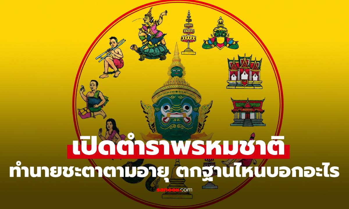 ทำนายดวงตาม "ตำราพรหมชาติ" เจ้าชะตาอายุตกฐานไหน ชีวิตดีหรือร้ายเช็กเลย