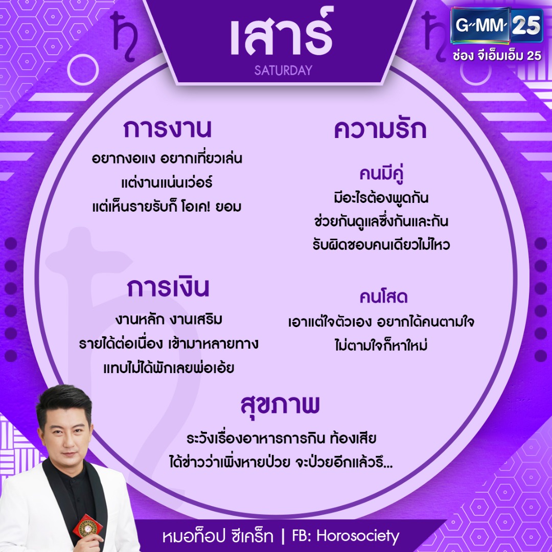 ดวงรายสัปดาห์คนทั้ง 7 วัน ช่วง 16 - 22 ต.ค. 65 โดย หมอท็อป ซีเคร็ท