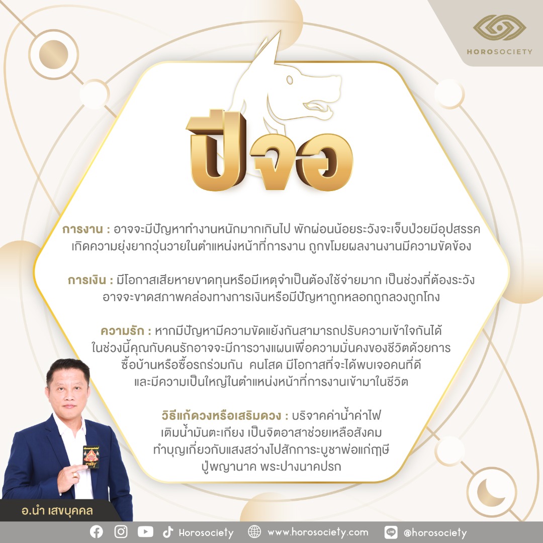 ดวงชาว 12 นักษัตร ตุลาคม 2567 โดย อ.นำ เสขบุคคล