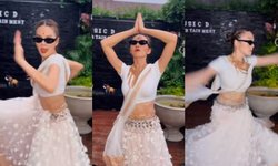 หลิว อาจารียา ปล่อยคลิปคัฟเวอร์ "คังคุไบ" โพสต์ฮาว่าเต้นหนักจนต้องนวดหนัก