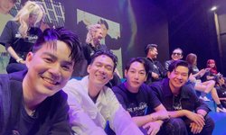 บีม กวี ถ่ายรูปกับศิลปินทั้งงานแถลง GRAMMY RS ทำ "แดน" ต้องแซว! (อัลบั้มภาพ)