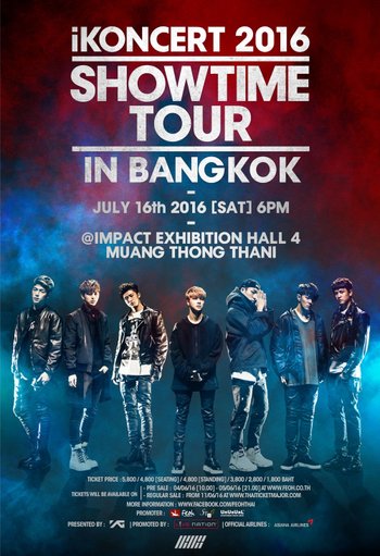 iKONCERT 2016 'SHOWTIME TOUR' IN BANGKOK