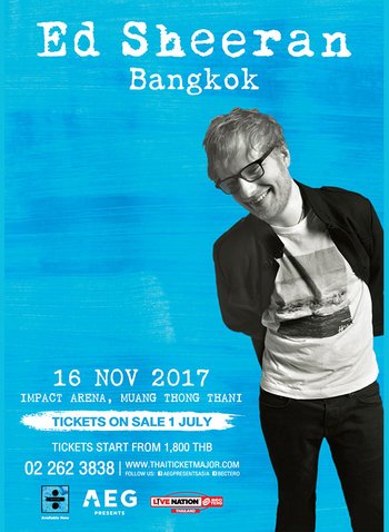 Ed Sheeran Live in Bangkok 2017