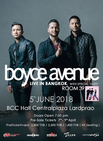 Boyce Avenue Live in Bangkok with Special Guest ROOM39