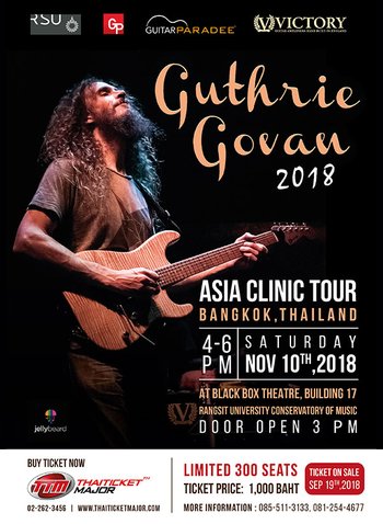 Guthrie Govan Asia Clinic Tour 2018, Bangkok Thailand