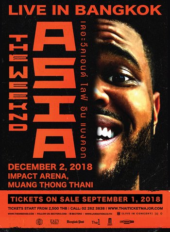 The Weeknd Asia Tour Live in Bangkok