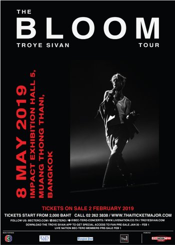 TROYE SIVAN THE BLOOM TOUR BANGKOK 2019
