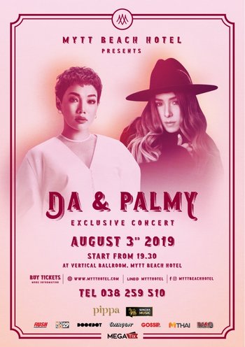 MYTT Beach Hotel Presents Da & Palmy Exclusive Concert