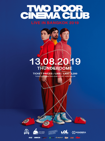 Two Door Cinema Club Live in Bangkok 2019