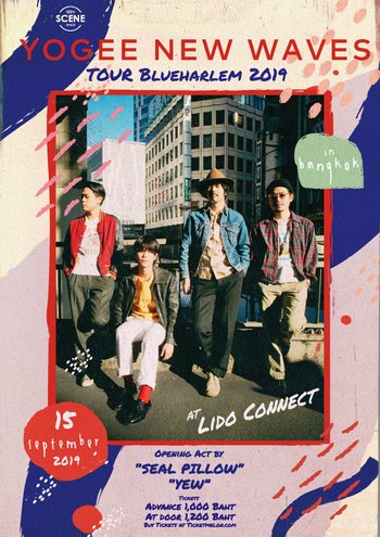 Yogee New Waves TOUR BLUEHARLEM 2019 in Bangkok