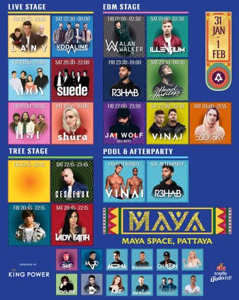 MAYA Music Festival 2020 Powered by KING POWER